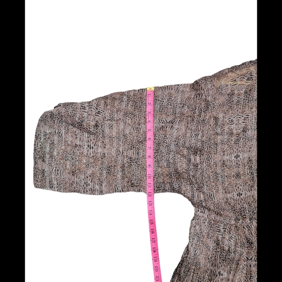 Mini Fashion Nova Sheer Animal Print Cover Up - Picture 9 of 10